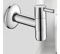 Chrome Wall Mounted Cold Water Faucet Short Brass Kitchen and Bathroom Faucet Durable Elegant Design Easy Installation Perfect for Home Remodeling.