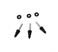 Chrome Windshield Mounting Bolts 3-Pack for Touring Chrome Windshield(Black)