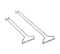 Chrome Wine Glass Rack 615x145mm Wall Mount