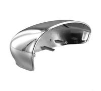 Chrome Wing Mirror Cover Cap for Fiat 500 2007-2024, ABS Plastic Side View Mirror Housing Replacement, Driver or Passenger Side, OEM(Passenger side)