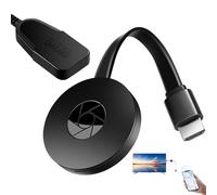 Chromecast Google, Chromecast Device for TV, WiFi Wireless Display Dongle, Wireless HDMI Display Adapter 4K Streaming Dongle for TV, Supports Android/IOS/Windows/Mac/Projector