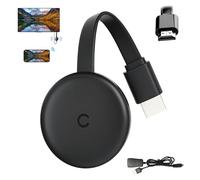 Chromecast, HD Wireless Display Adapter, Chromecast Device for TV 4K, Plug and Play, 2.4/5G Dual Band WiFi Dongle for TV Support Airplay/DLNA/Miracast for Android/Windows/iOS/Mac OS