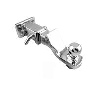 Chromed 2 Inch Towbar Tongue Ball Mount Tow Ball and Hitch Receiver Pin RV Truck Trailer Parts Car Camper Accessories Caravans Trailer Couplings(with 2inch Ball)