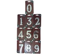 Chromed Brass 75mm Number 5 Sign Number & Letter Range 40458