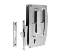 Chromed brass lock for sliding doors - 1 PC Osculati - 38.132.07 - 3813207