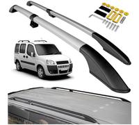 CHROMEMASTER | Compatible with Fiat Doblo Long 2001-2010 | Roof Rails, Roof Bars | For Mounting Roof Racks, Ladders, Roof Boxes or Bicycle Racks | Durable Aluminum Construction
