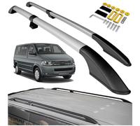 CHROMEMASTER | Compatible with VW T5 Multivan Short 2003-2015 | Roof Rails, Roof Bars | For Mounting Roof Racks, Ladders, Roof Boxes or Bicycle Racks | Durable Aluminum Construction