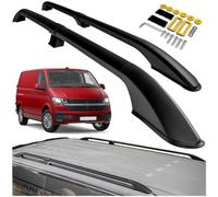 CHROMEMASTER | Compatible with VW T6.1 Transporter Short 2019+ | Roof Rails, Roof Bars | For Mounting Roof Racks, Ladders, Roof Boxes or Bicycle Racks | Durable Aluminum Construction