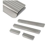 CHROMEMASTER | Door Sill Protectors Compatible with Renault Captur 2020+ | Stainless steel, Silver; Scratch Protection for Door Sills - Self-Adhesive Car Accessory - Set of 4 pcs