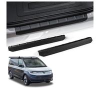 CHROMEMASTER | Door Sill Protectors Compatible with VW T7 Caravelle 2025+ | ABS plastic, Matte, Black; Scratch Protection for Door Sills - Self-Adhesive Car Accessory - Set of 2 pcs Pieces