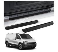 CHROMEMASTER | Door Sill Protectors Compatible with VW T7 Transporter 2025+ | ABS plastic, Matte, Black; Scratch Protection for Door Sills - Self-Adhesive Car Accessory - Set of 2 pcs Pieces