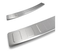 CHROMEMASTER - Load Sill Guard; Rear Bumper Protector - Compatible with Fiat Scudo from 2022 | Brushed stainless steel - Protective Strip Secures the Rear Bumper from Scratches and Damages