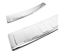 CHROMEMASTER - Load Sill Guard; Rear Bumper Protector - Compatible with Peugeot Expert from 2017 | Polished stainless steel - Protective Strip Secures the Rear Bumper from Scratches and Damages
