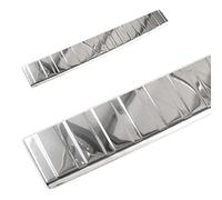 CHROMEMASTER - Load Sill Guard; Rear Bumper Protector - Compatible with Renault Trafic from 2014 | Polished stainless steel - Protective Strip Secures the Rear Bumper from Scratches and Damages