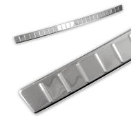 CHROMEMASTER - Load Sill Guard; Rear Bumper Protector - Compatible with VW Crafter 2007-2017 | Polished stainless steel - Protective Strip Secures the Rear Bumper from Scratches and Damages