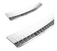 CHROMEMASTER - Load Sill Guard; Rear Bumper Protector - Compatible with VW Passat Station Wagon 2010-2015 | Polished stainless steel - Protective Strip Secures the Rear Bumper from Damages