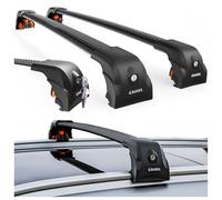 CHROMEMASTER Lockable Roof Rack, Cross Bars Compatible with BMW X1 2015-2022; Suitable for Mounting Roof Boxes, Bike Racks, Ladder | Ideal Roof Bars for Holidays, Travel, and Everyday Use