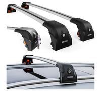 CHROMEMASTER Lockable Roof Rack, Cross Bars Compatible with Hyundai Tucson 2020+; Suitable for Mounting Roof Boxes, Bike Racks, Ladder | Ideal Roof Bars for Holidays, Travel, and Everyday Use