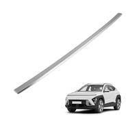 CHROMEMASTER | Rear Bumper Protector Compatible with Hyundai Kona 2023+; Stainless steel, Brushed, Silver; Paint Protection Strip Shields the Rear Bumper from Scratches and Damage