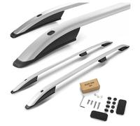 CHROMEMASTER | Roof Rails, Roof Bars Compatible with Renault Kangoo L1 | Standard SHORT 2008-2022; For Mounting Roof Racks, Ladders, Roof Boxes or Bicycle Racks | Durable Aluminum Construction