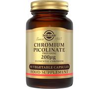Chromium Picolinate 200 µg Vegetable Capsules Pack of 90 High Absorption Rate