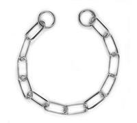 Chromium plated chain collar for dogs Kerbl