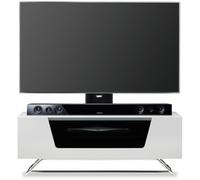 Chromium TV Stand - Cantilever - White - 100cm - CRO2-1000BKT-WHT