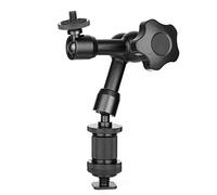 ChromLives 7" Magic Arm Articulating Magic Friction Arm Adjustable w/Hot Shoe Mount 1/4" Tripod Screw for DSLR Camera Rig/LCD Monitor/DV Monitor/LED Lights/Flash Light/Microphone