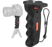 Chromlives Camera Grip with Hand Strap Mount for DSLR, Camcorder, Smartphone, Action Camera - LED Video Light