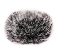 ChromLives Wind Muff Windscreen, Microphone Outdoor Furry Windscreen 2.5" X 40mm (L x D) Mic Windscreen Wind Cover Compatible with Zoom H1 Apogee Mic and More