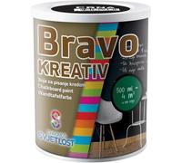 Chromos Svjetlost BRAVO KREATIV - Chalkboard Paint (500ml BLACK) - Wear-Resistant, Washable Acrylic Interior Paint for Chalk Writing, Flexible & Durable Coating for Walls