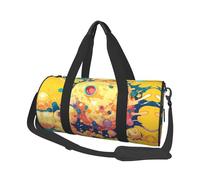 Chromosphere Explosion Canvas travel bag, large capacity, can be carried on the shoulder