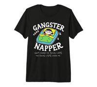 Chronic Fatigue Gangster Napper ME/CFS Awareness Design Premium T-Shirt
