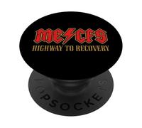 Chronic Fatigue: ME/CFS Highway To Recovery Long Covid - Red PopSockets Adhesive PopGrip