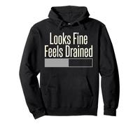 Chronic Fatigue ME CFS Invisible Illness Fatigue Awareness Pullover Hoodie