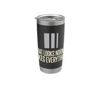 Chronic Fatigue ME CFS Invisible Illness Fatigue Awareness Stainless Steel Insulated Tumbler