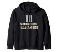 Chronic Fatigue ME CFS Invisible Illness Fatigue Awareness Zip Hoodie