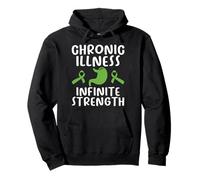 Chronic Illness Infinite Strength - Gastroparesis Awareness Pullover Hoodie