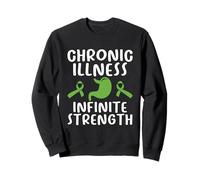 Chronic Illness Infinite Strength - Gastroparesis Awareness Sweatshirt