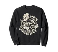 Chronic Illness Spoonie Lifetime Member Broken Body Club Sweatshirt