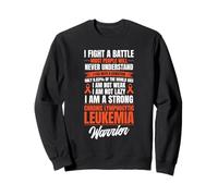 Chronic Lymphocytic Leukemia Warrior Sweatshirt