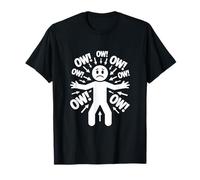 Chronic Pain Awareness Ow Ow Ow Stick Figure T-Shirt