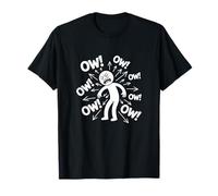 Chronic Pain Awareness Ow Ow Ow Stick Figure T-Shirt