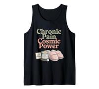 Chronic Pain Cosmic Power Funny Spoonie Warrior Tank Top
