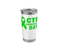 Chronic Traumatic Encephalopathy Shirt - CTE Awareness Day Stainless Steel Insulated Tumbler