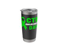 Chronic Traumatic Encephalopathy Shirt - CTE Awareness Day Stainless Steel Insulated Tumbler