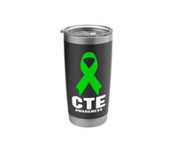 Chronic Traumatic Encephalopathy Shirt - CTE Awareness Stainless Steel Insulated Tumbler