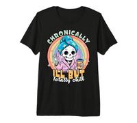 Chronically Ill Invisible Illness Fibromyalgia Awareness Premium T-Shirt