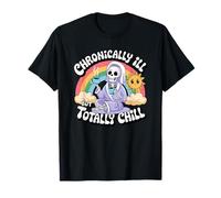 Chronically Ill Skeleton Invisible Illness Chronic Pain MS T-Shirt