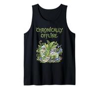 Chronically Offline Screen Free Anti AI Unplugged Living Tank Top